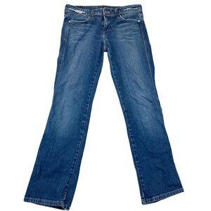 Levi's Women's Jeans Size 4M Night Blue Straight Leg Mid Rise Stretch